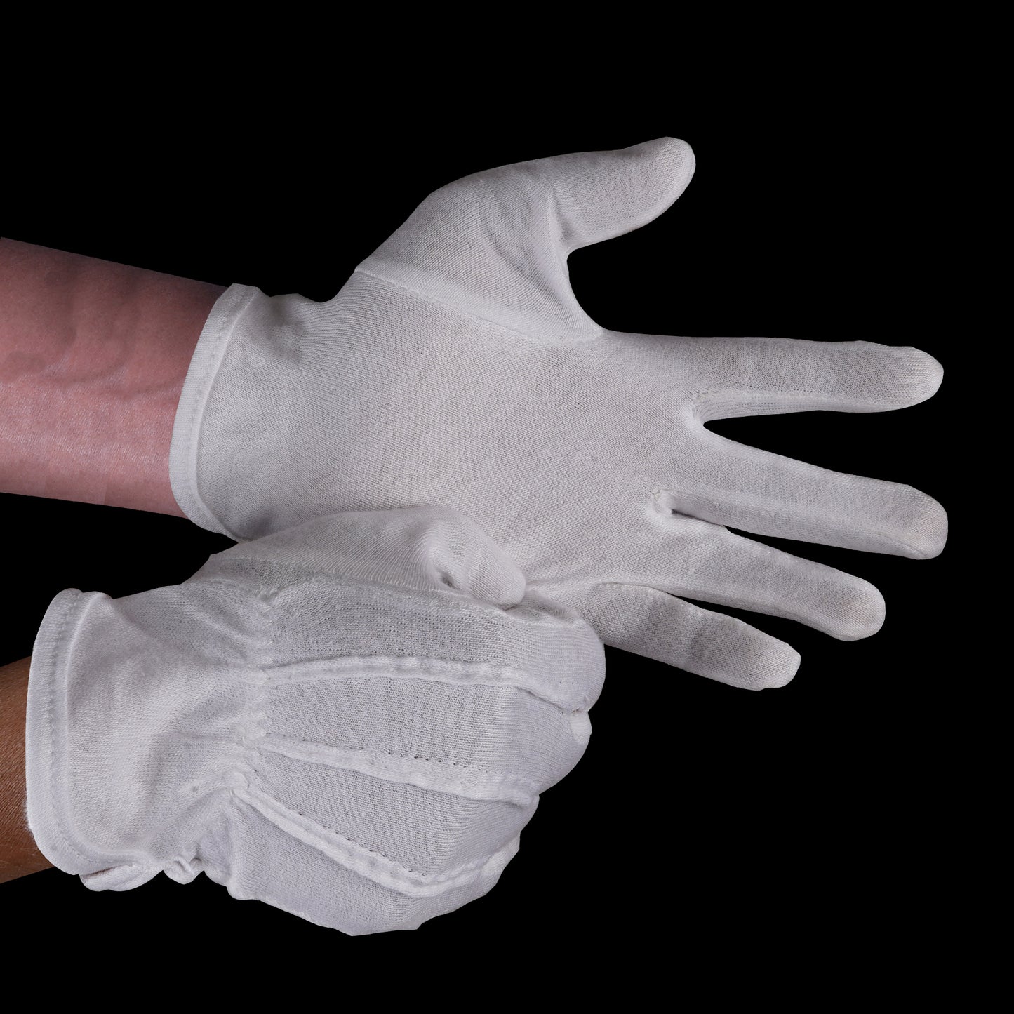 100% Cotton White Gloves (One Dozen)