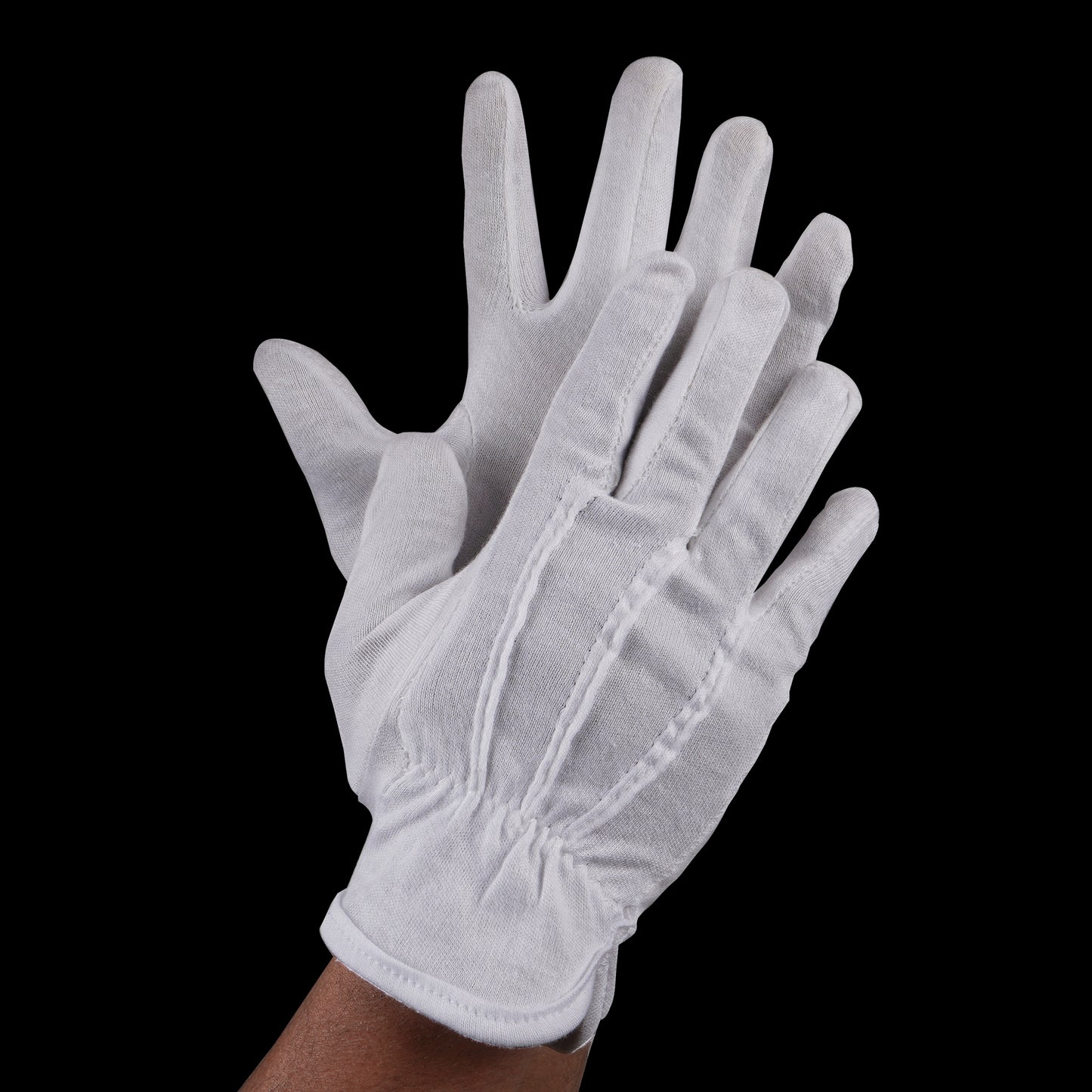 100% Cotton White Gloves (One Dozen)