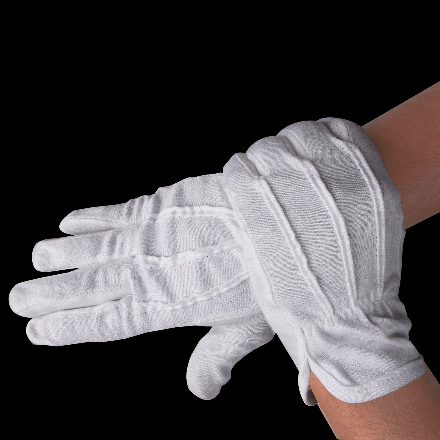 100% Cotton White Gloves (One Dozen)